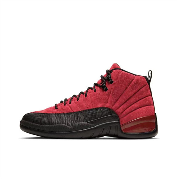 Men's Running weapon Air Jordan 12 Red/Black Shoes 075